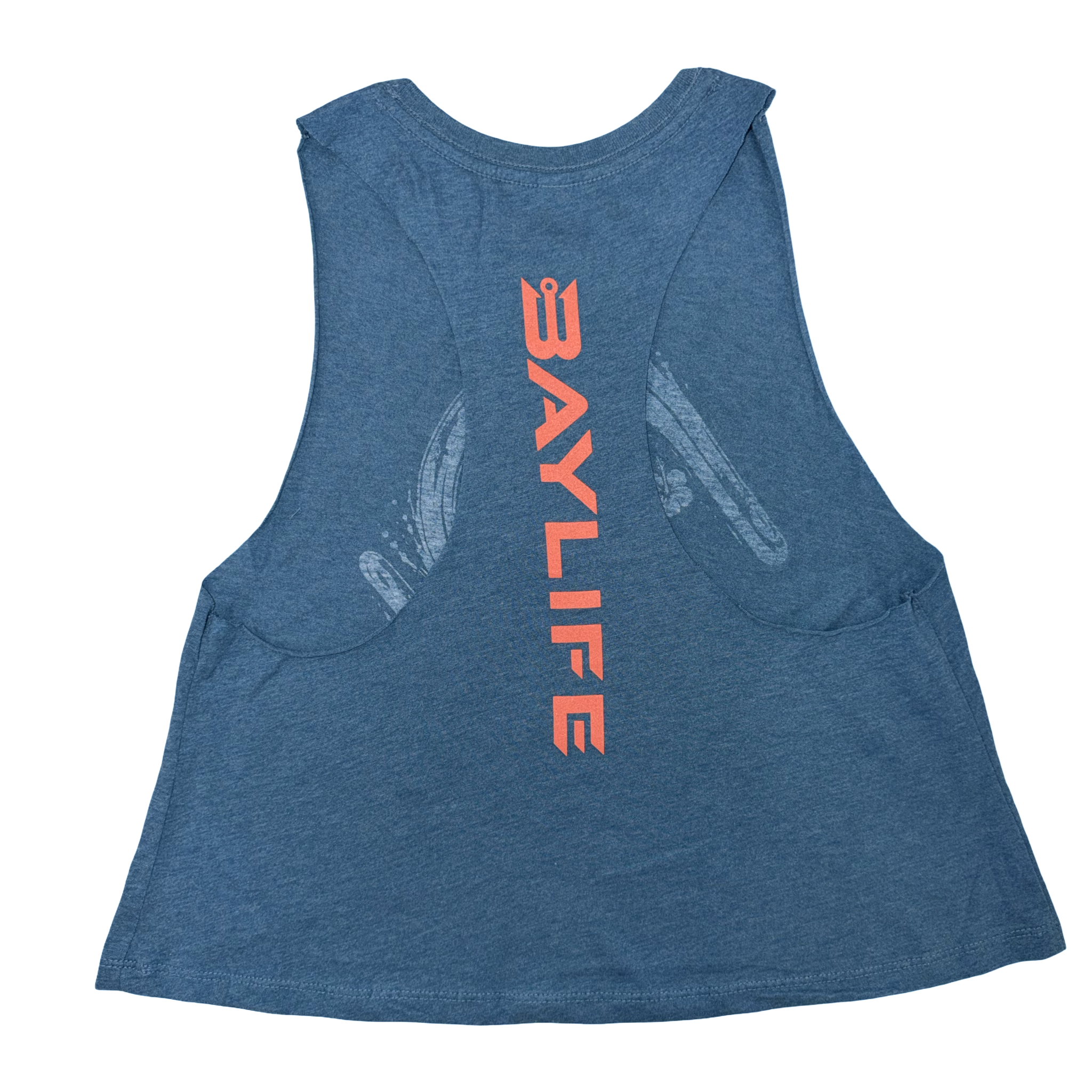 TIDAL HOOKS CROPPED RACERBACK TANK