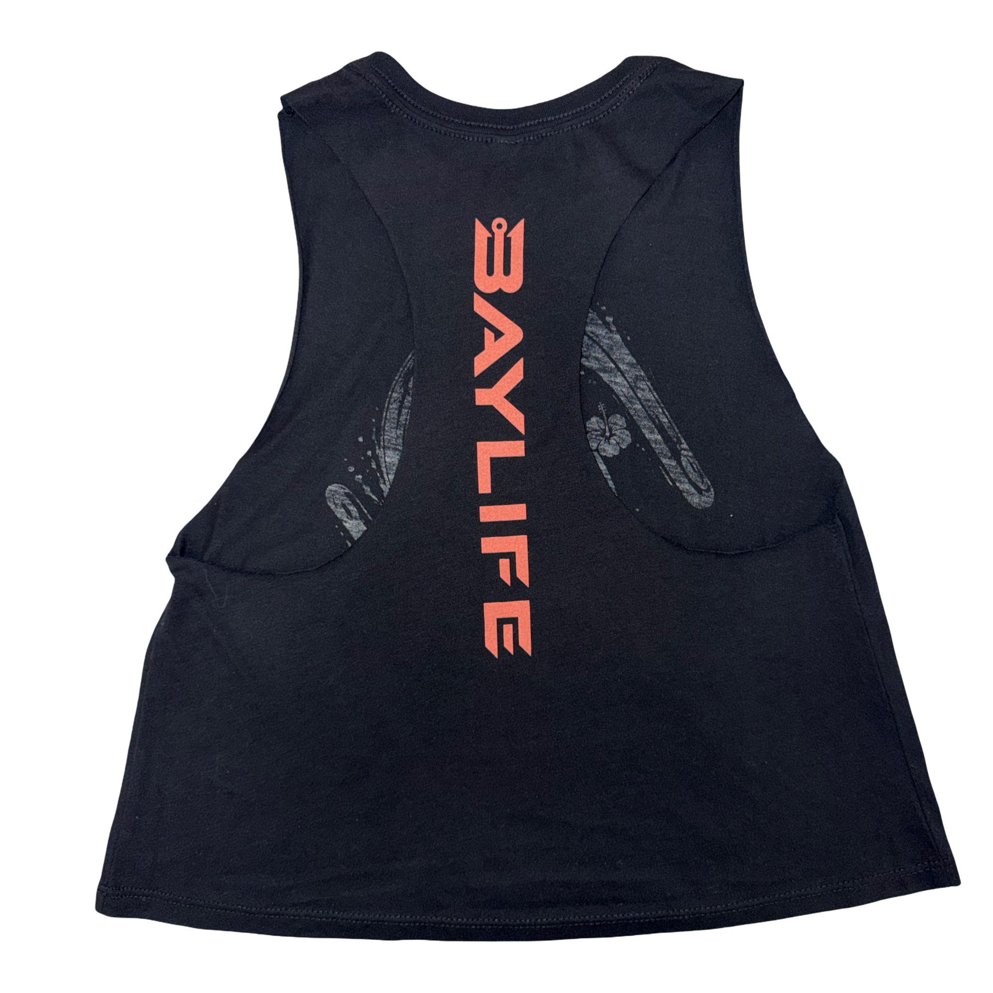 TIDAL HOOKS CROPPED RACERBACK TANK