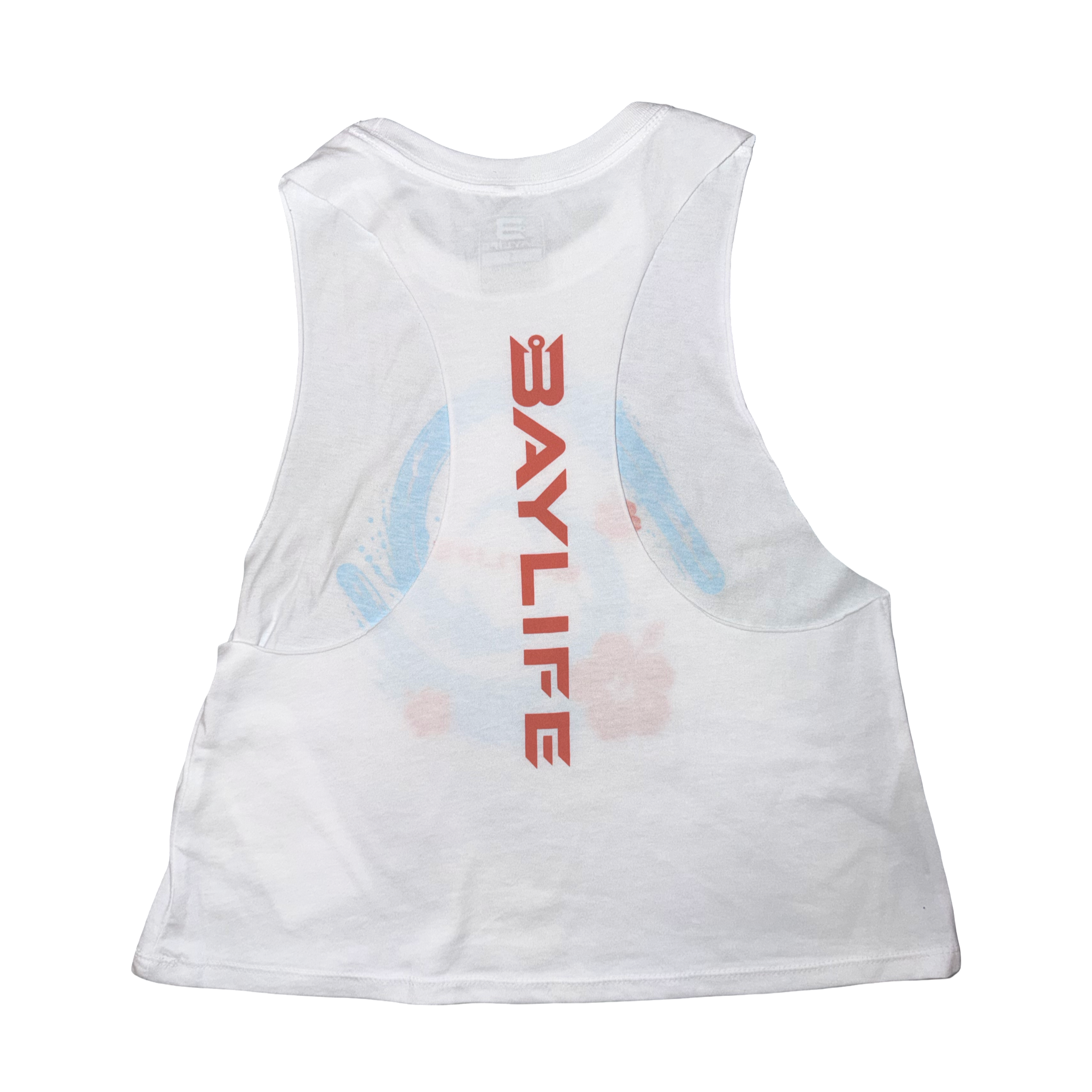 TIDAL HOOKS CROPPED RACERBACK TANK