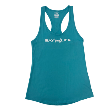 BAY LIFE CRAB LADIES RACERBACK TANK