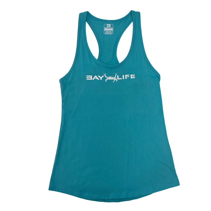 BAY LIFE CRAB LADIES RACERBACK TANK