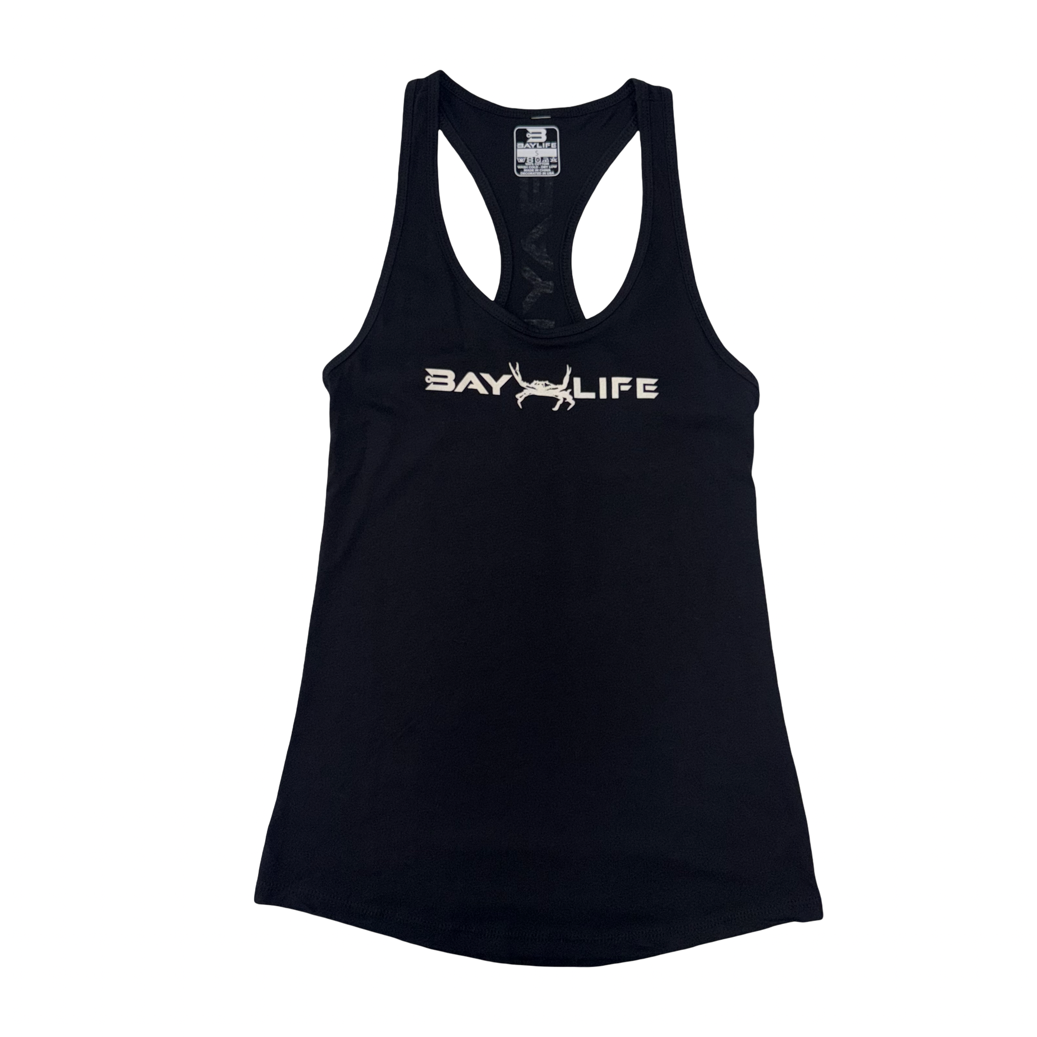 BAY LIFE CRAB LADIES RACERBACK TANK