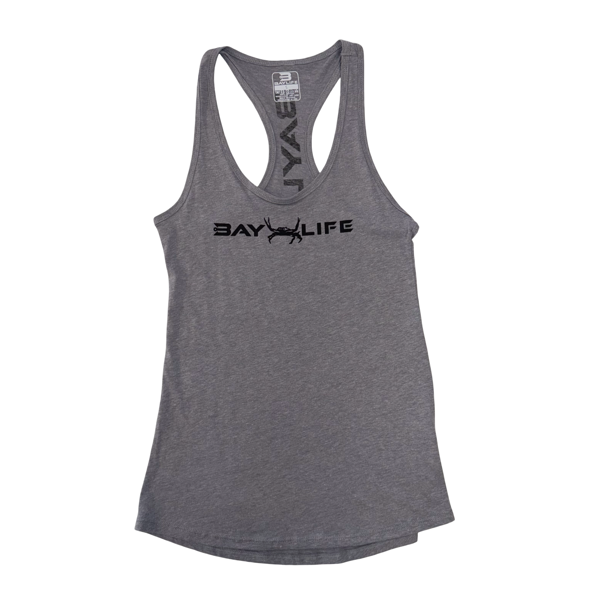 BAY LIFE CRAB LADIES RACERBACK TANK