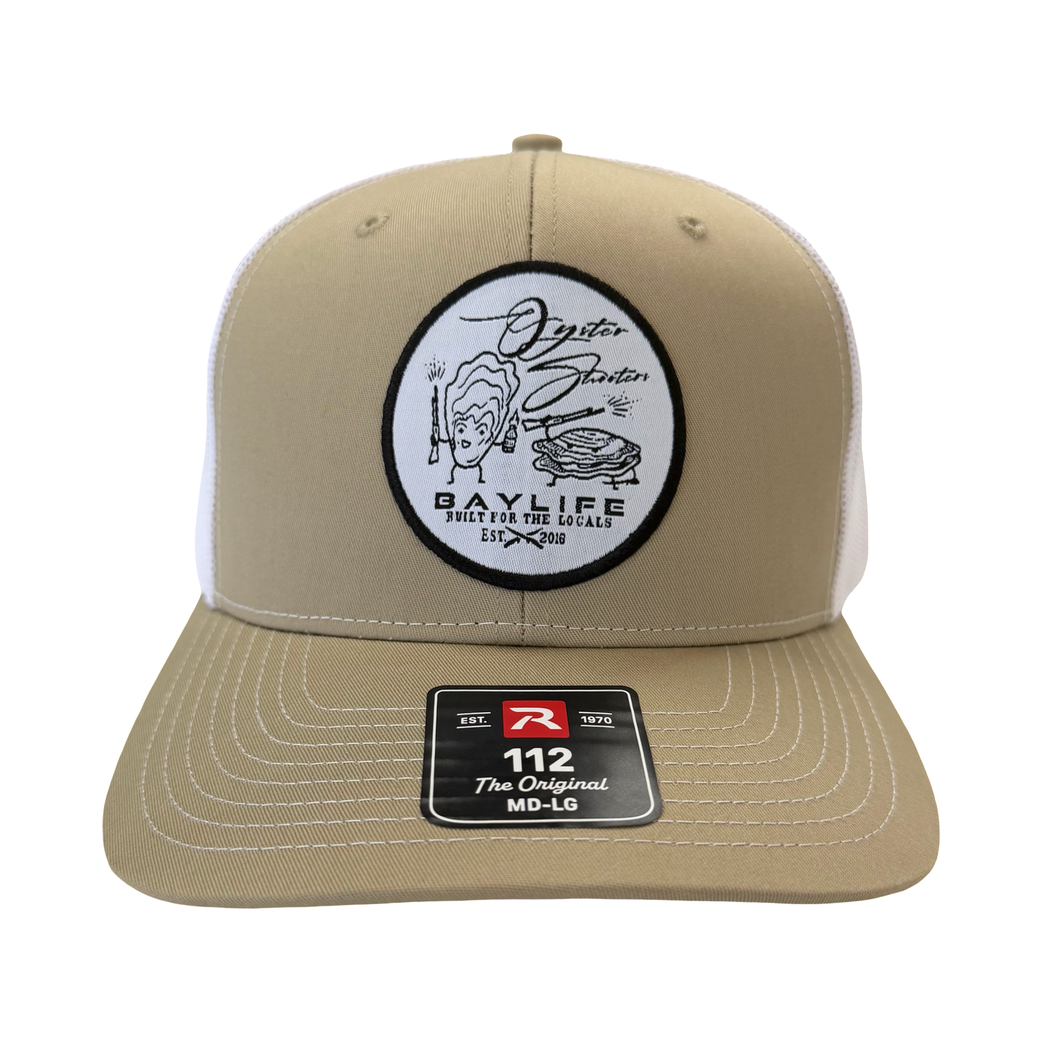 OYSTER SHOOTERS HAT | KHAKI/WHITE