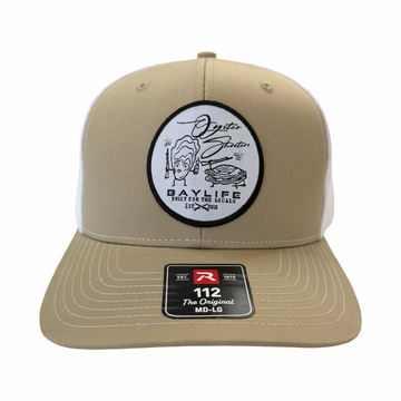 OYSTER SHOOTERS HAT | KHAKI/WHITE