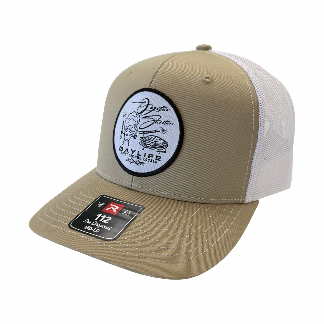 OYSTER SHOOTERS HAT | KHAKI/WHITE
