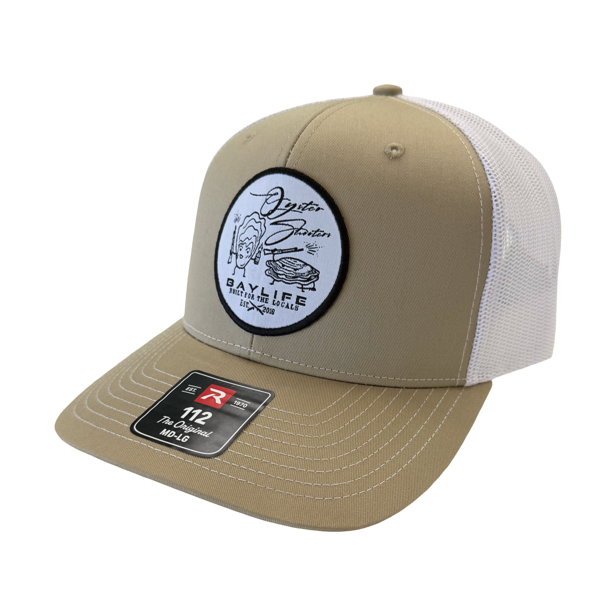 OYSTER SHOOTERS HAT | KHAKI/WHITE