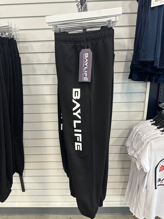 REEL RELAXED LADIES FLEECE SWEAT PANTS | BLACK