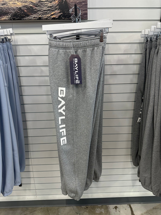 REEL RELAXED LADIES FLEECE SWEAT PANTS | HEATHER GREY