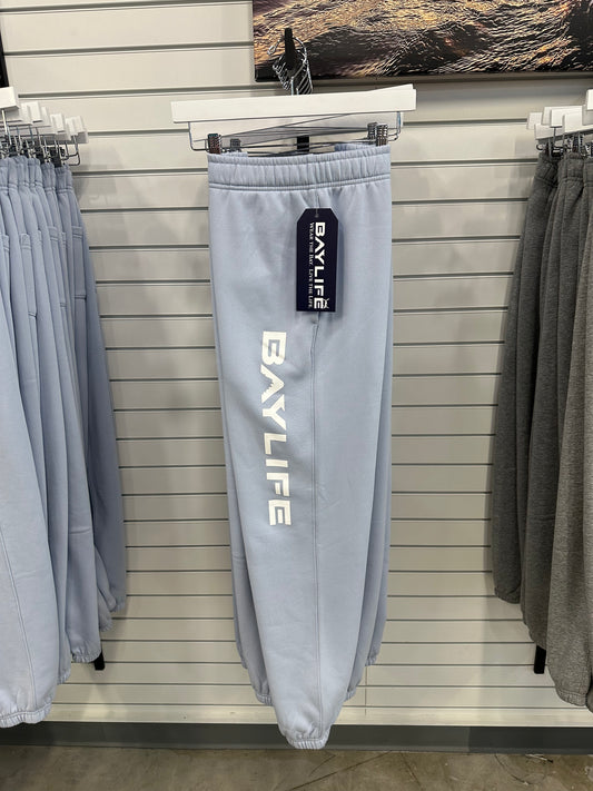REEL RELAXED LADIES FLEECE SWEAT PANTS | POWDER BLUE