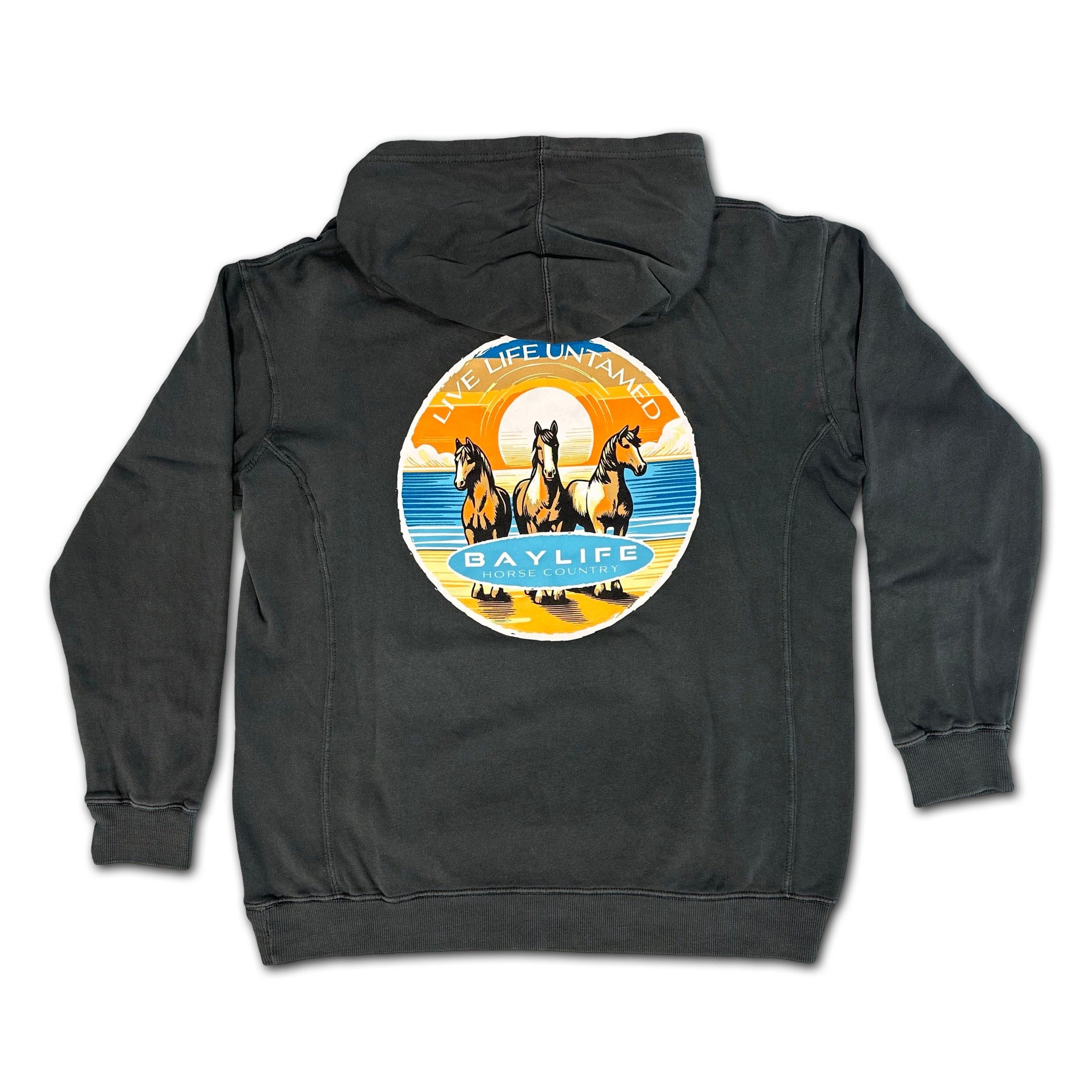 LIVE LIFE UNTAMED HORSE COUNTRY SERIES PREMIUM FLEECE HOODIE