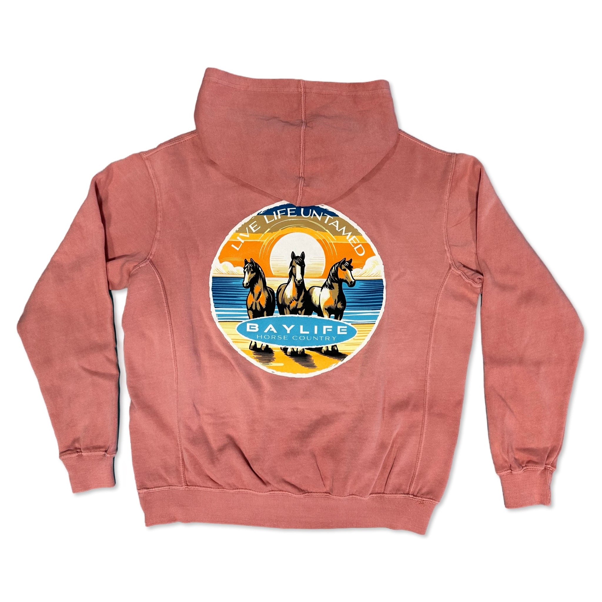 LIVE LIFE UNTAMED HORSE COUNTRY SERIES PREMIUM FLEECE HOODIE