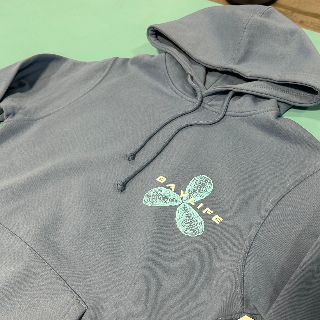 OYSTER PROPELLER PREMIUM FLEECE HOODIE | OCEAN BLUE
