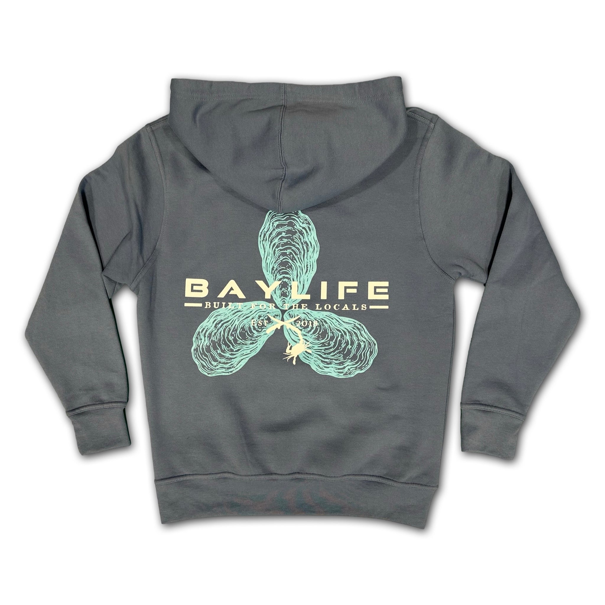 OYSTER PROPELLER PREMIUM FLEECE HOODIE | OCEAN BLUE