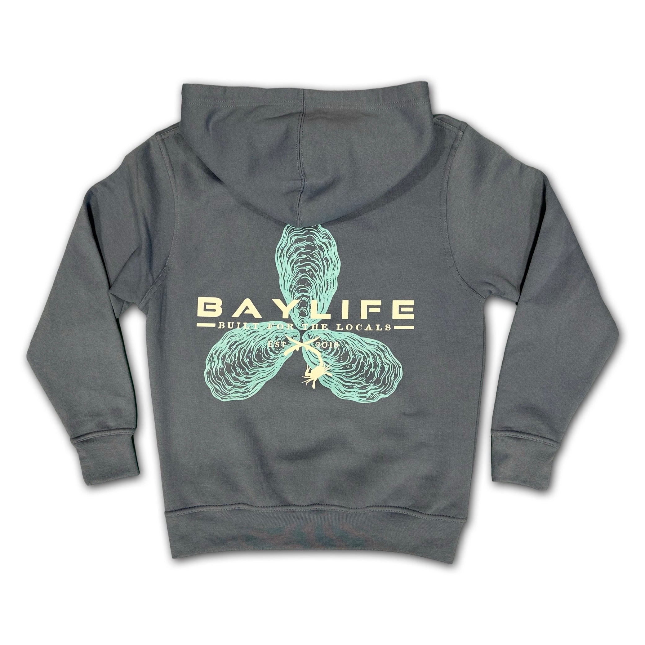 OYSTER PROPELLER PREMIUM FLEECE HOODIE | OCEAN BLUE