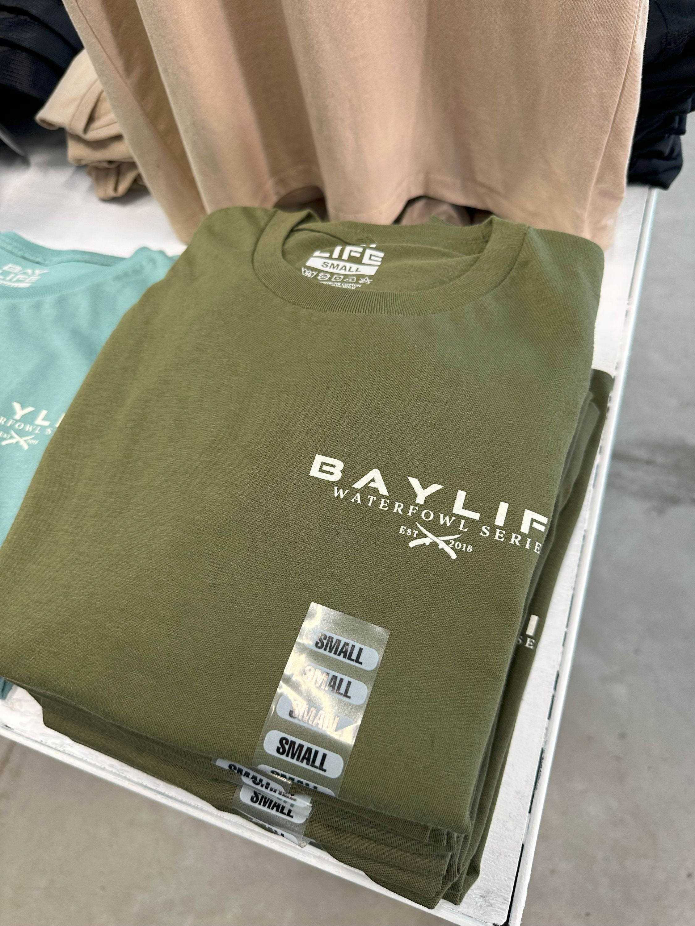 KEEP THE DOGS AT BAY WATERFOWL SERIES PREMIUM SHORT SLEEVE SHIRT