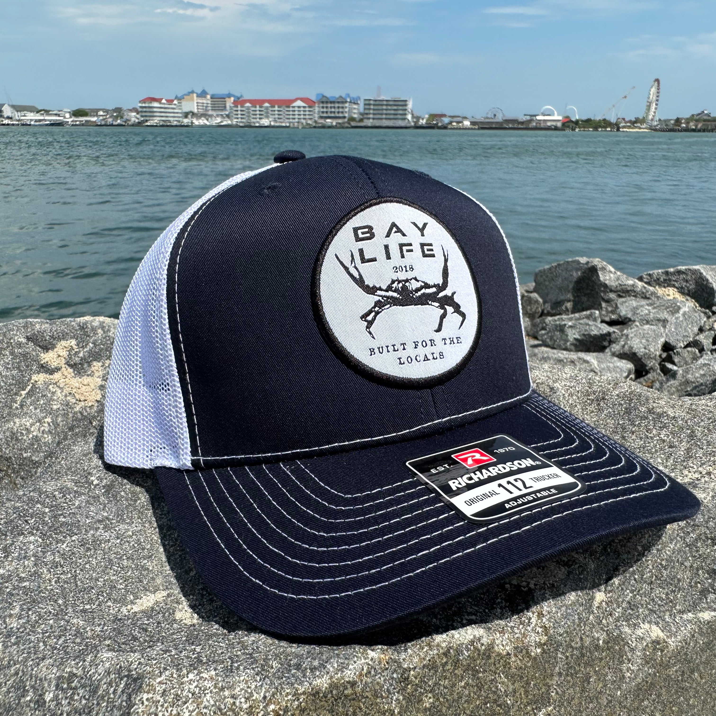 CRAB PATCH HAT | RICHARDSON 112 | NAVY/WHITE