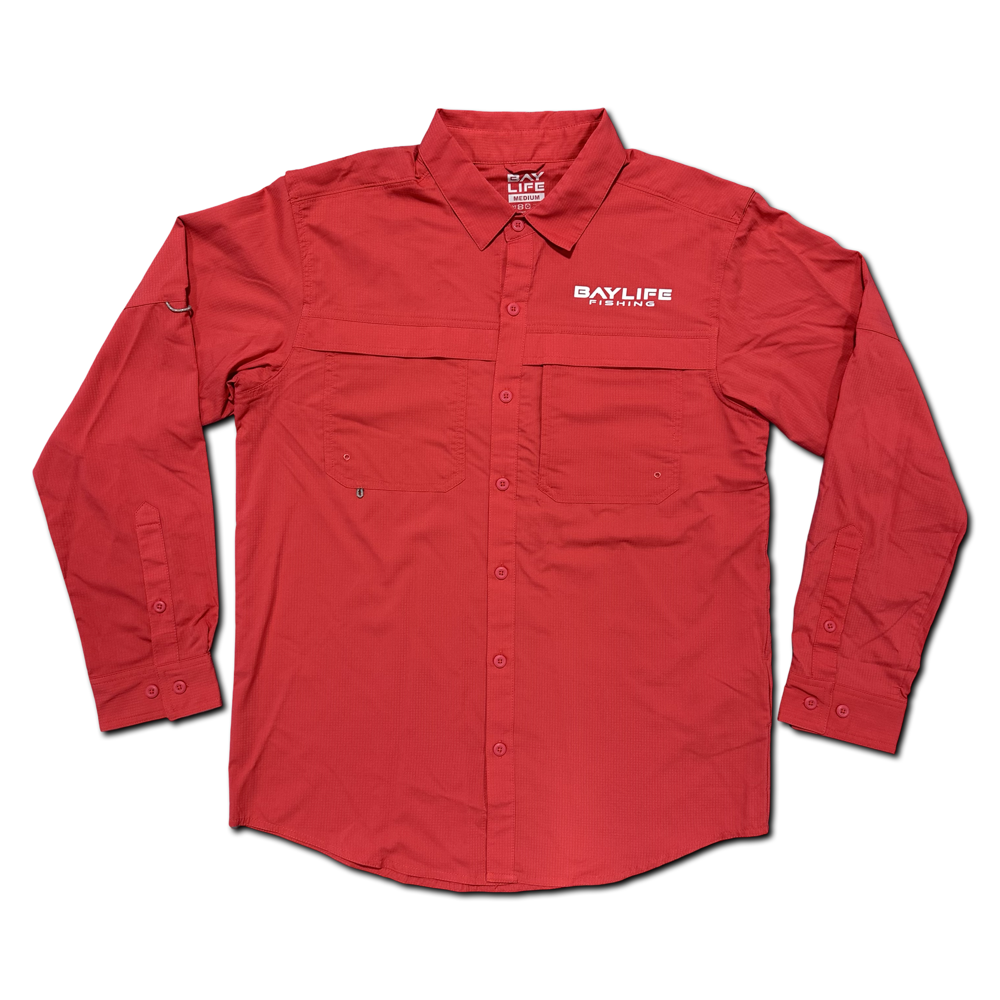 "THE BIG BAHIA" PERFORMANCE FISHING LONG SLEEVE BUTTON DOWN SHIRT
