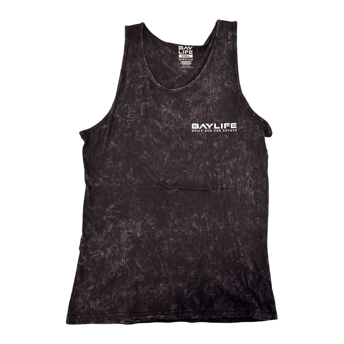 OYSTER SHOOTER MINERAL WASHED TANK TOP | BLACK