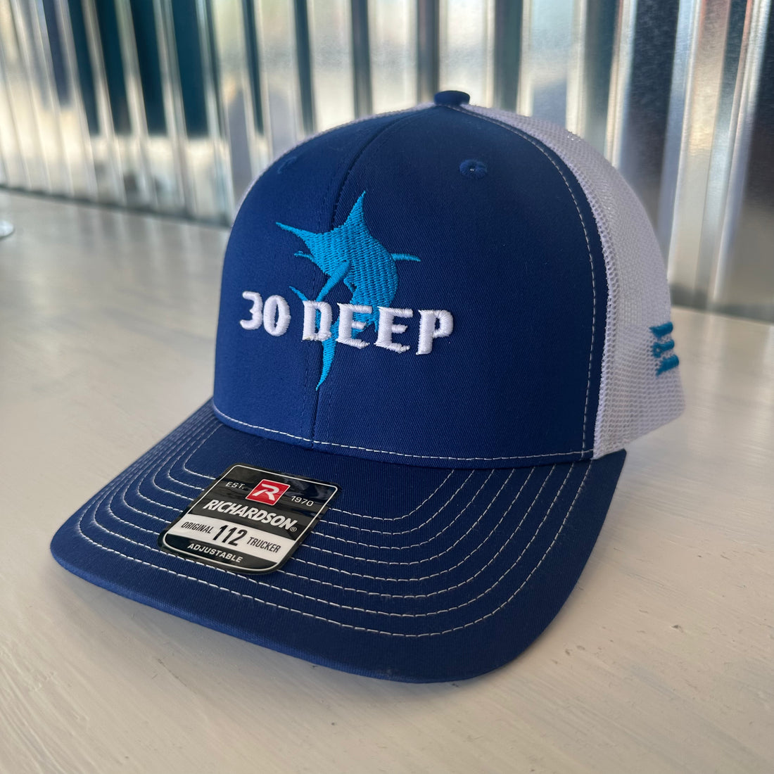 30 Deep Sport Fishing & Bay Life Collaboration Richardson 112 Hat