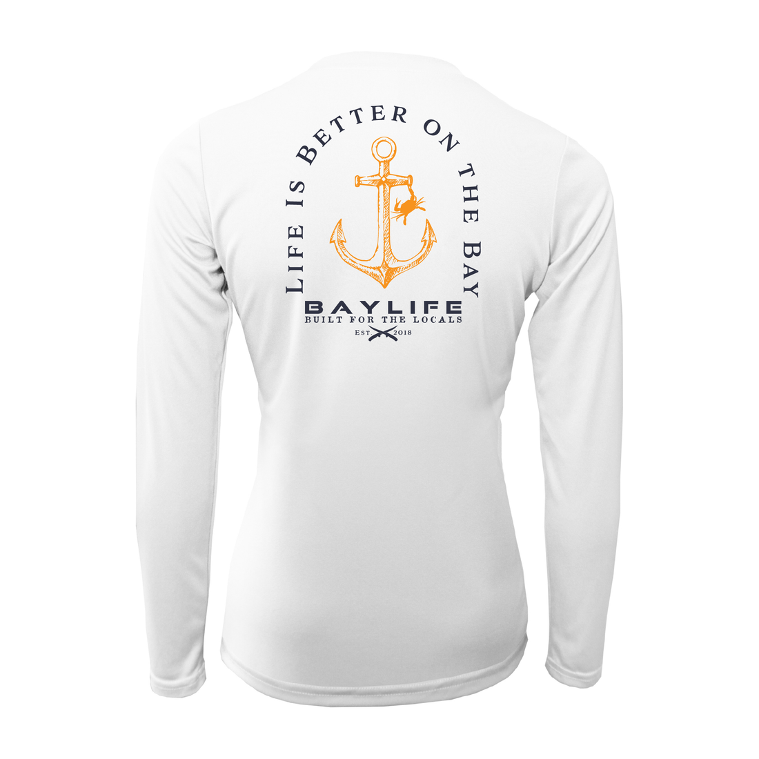 LADIES LIFE IS BETTER ON THE BAY PERFORMANCE FISHING LONG SLEEVE SHIRT