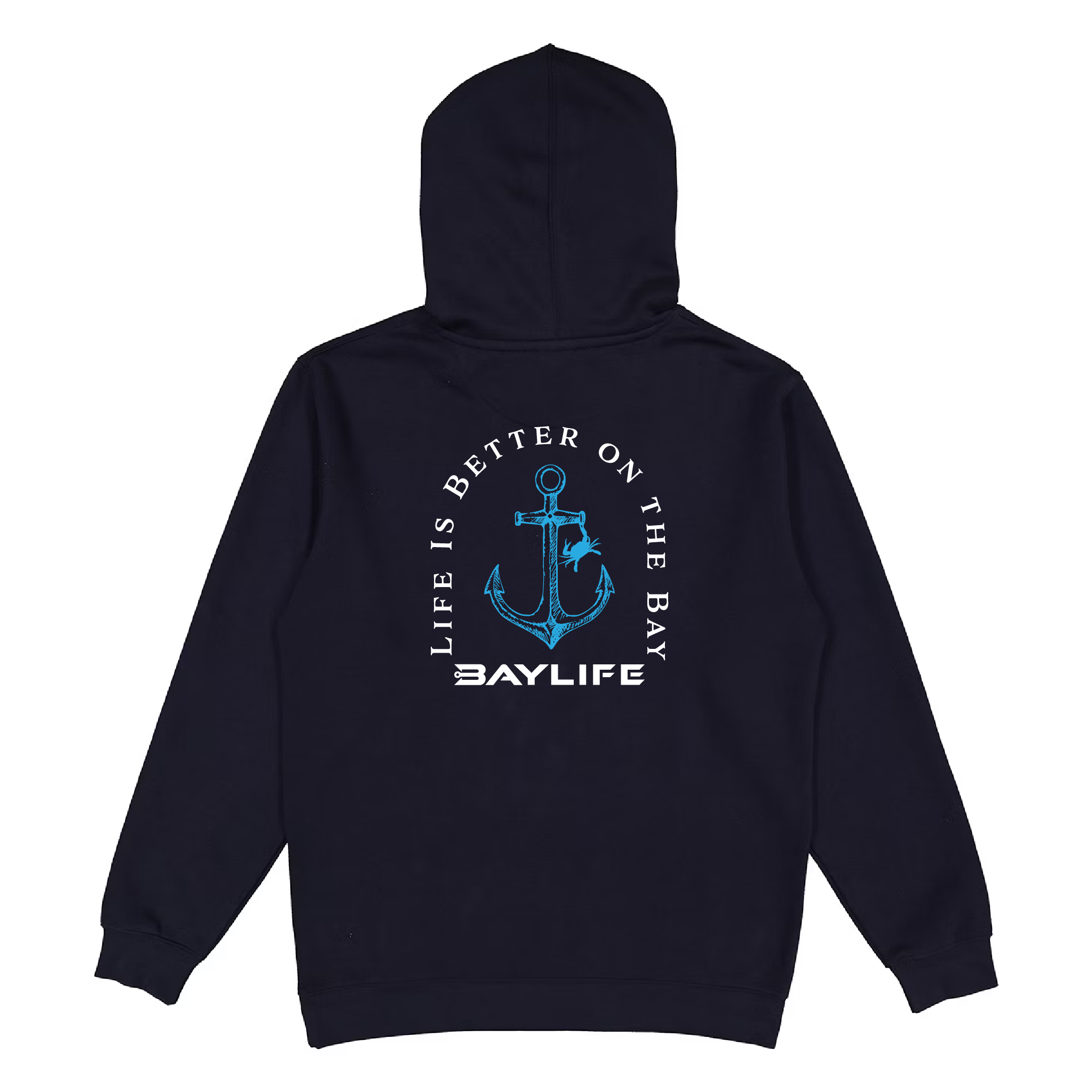 LIFE IS BETTER ON THE BAY LUXURIOUS FLEECE HOODIE