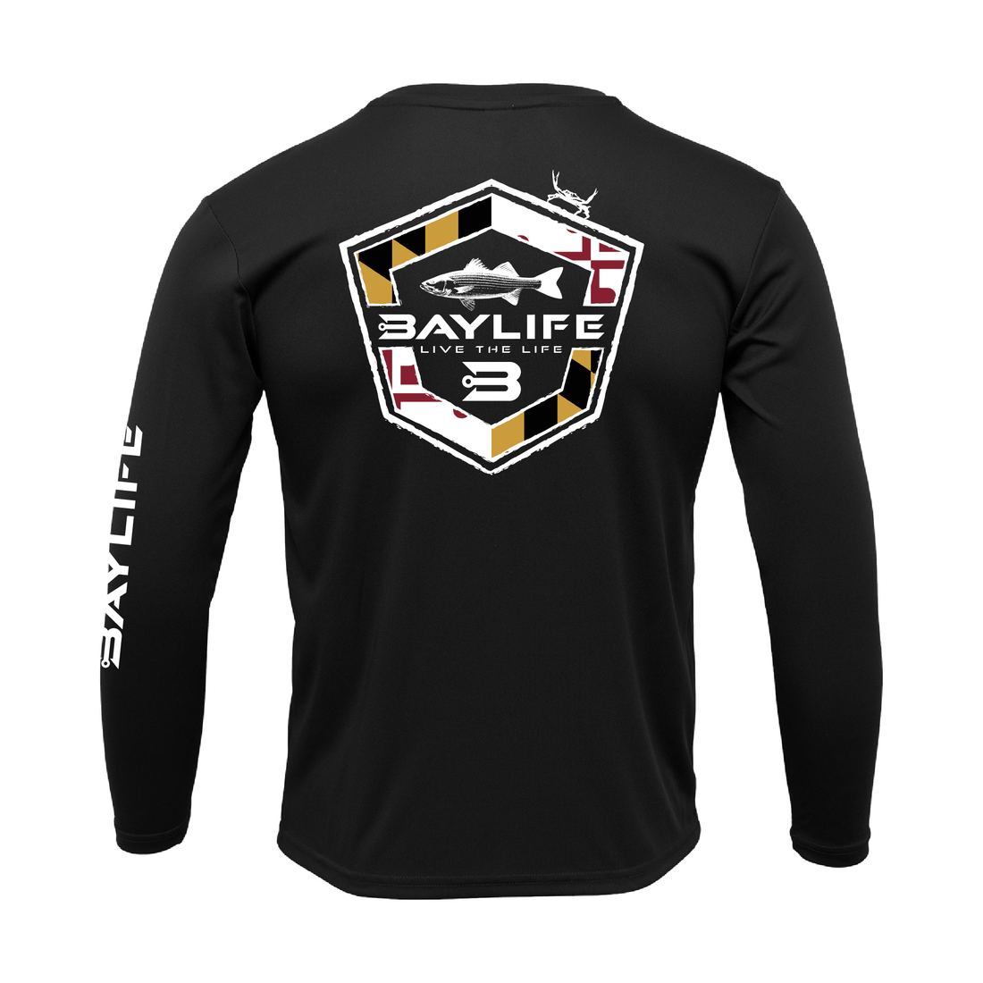 MARYLAND ROCKFISH UPF 50+ PERFORMANCE SUN SHIRT