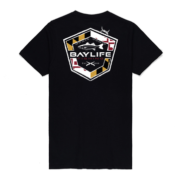 MARYLAND FLAG ROCKFISH PREMIUM SHORT SLEEVE SHIRT