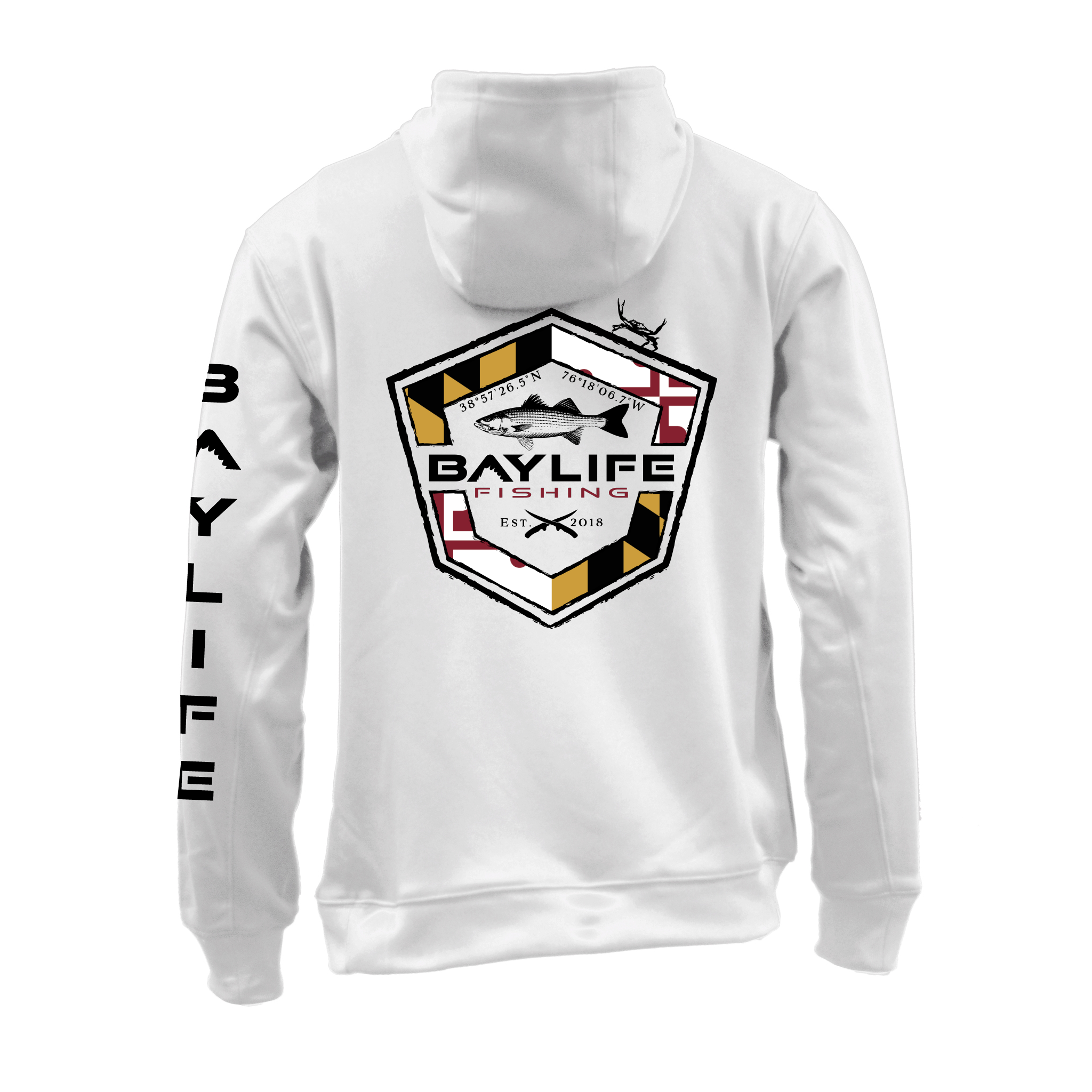 MARYLAND FLAG ROCKFISH PERFORMANCE FLEECE HOODIE