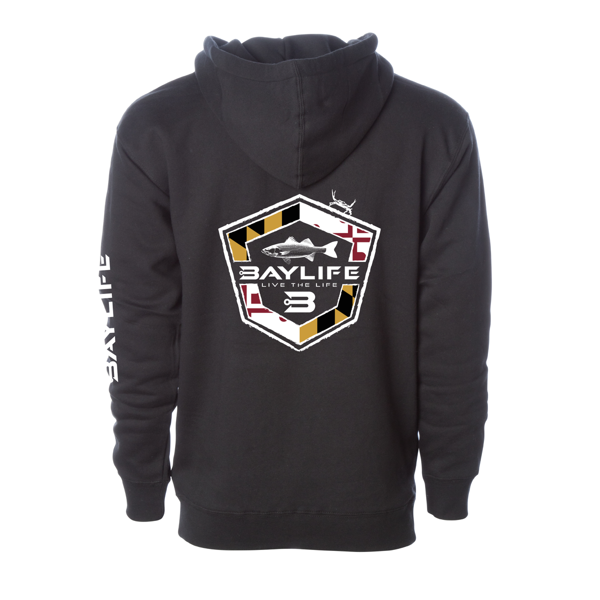 MARYLAND ROCKFISH HEAVYWEIGHT FLEECE HOODIE