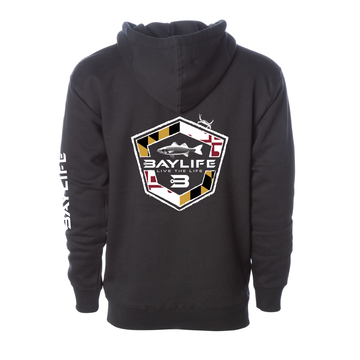 MARYLAND ROCKFISH HEAVYWEIGHT FLEECE HOODIE