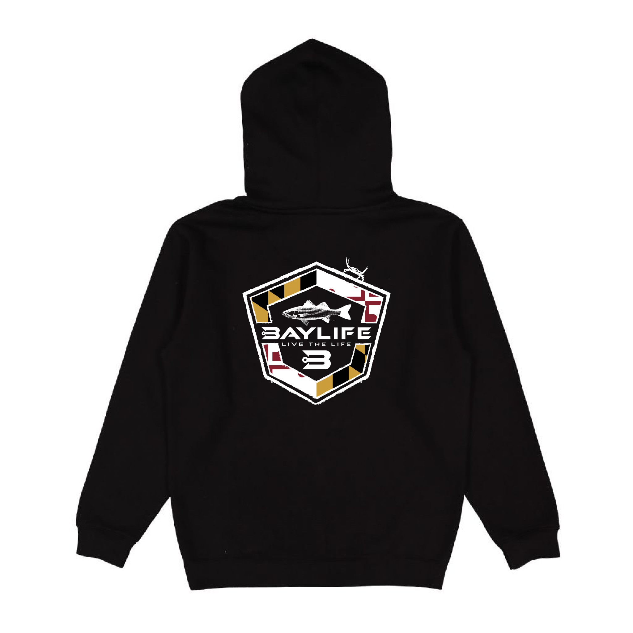 MARYLAND ROCKFISH LUXURIOUS FLEECE HOODIE