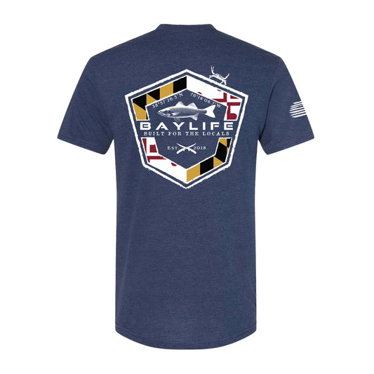 Maryland Rockfish | Ultra Soft Short Sleeve | Navy Mist