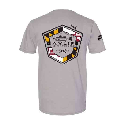 Maryland Locals | Ultra Soft Comfy Tee | Cement Grey