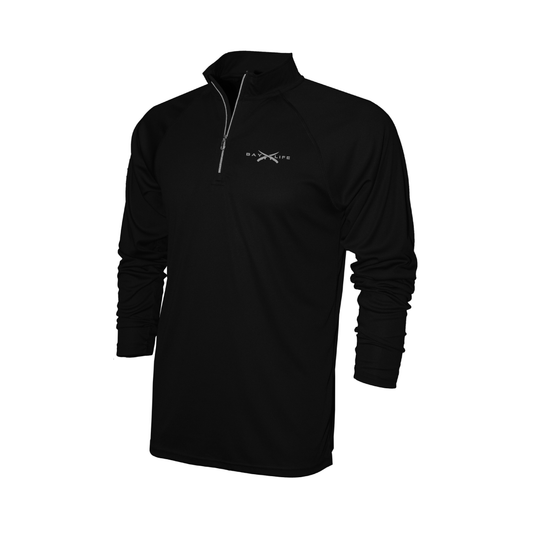 Men's Performance Quarter Zip | Black