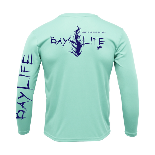 THE CHESAPEAKE PERFORMANCE FISHING LONG SLEEVE SHIRT | SEAFOAM
