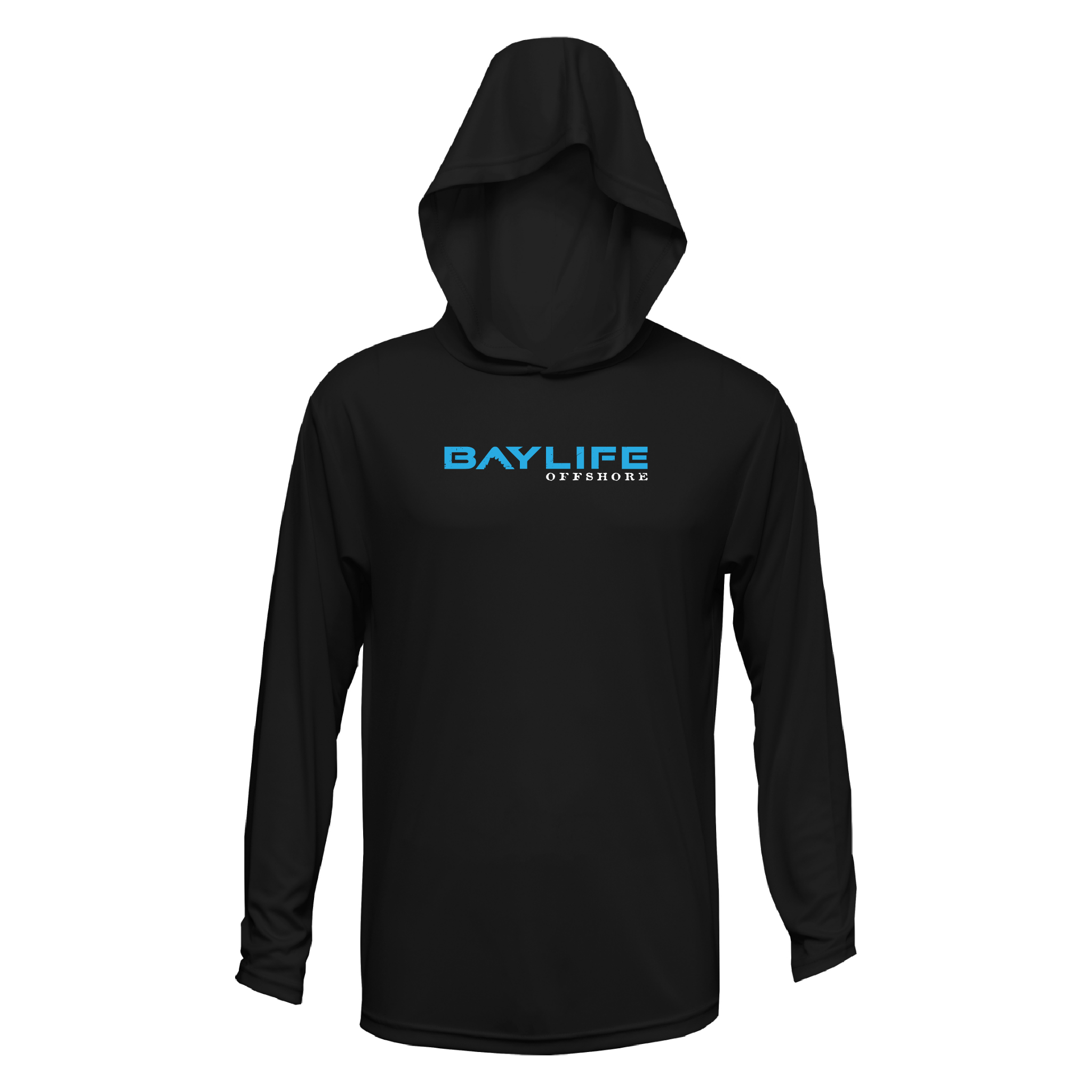 THE SCALES DON'T LIE OFFSHORE SERIES PERFORMANCE FISHING HOODED LONG SLEEVE SHIRT