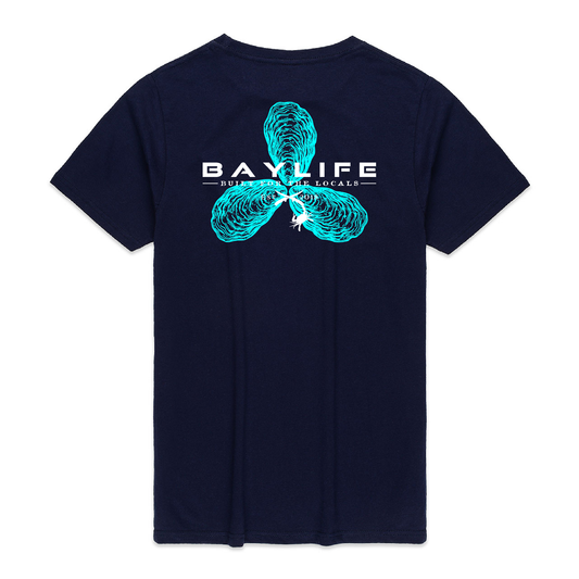 OYSTER PROPELLER PREMIUM SHORT SLEEVE SHIRT | NAVY