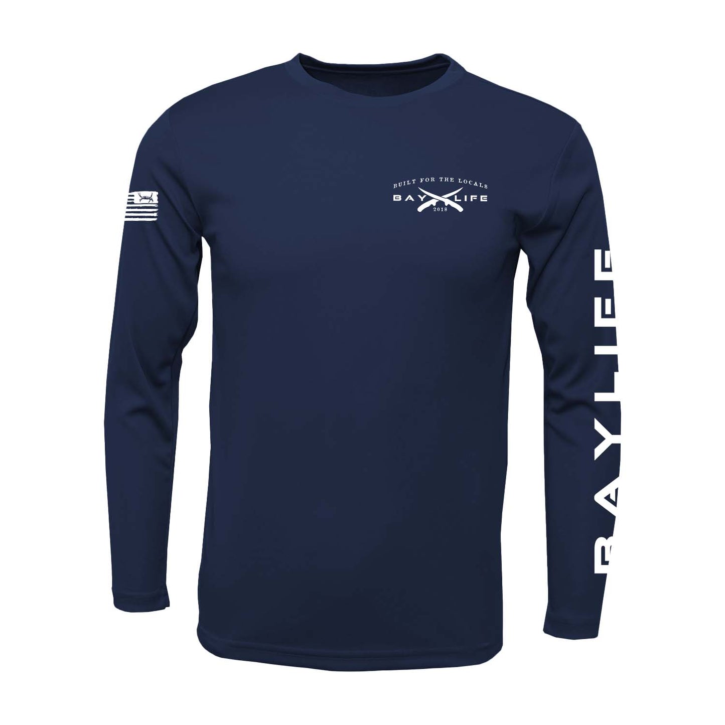 Oyster Props | Performance Long Sleeve | Navy