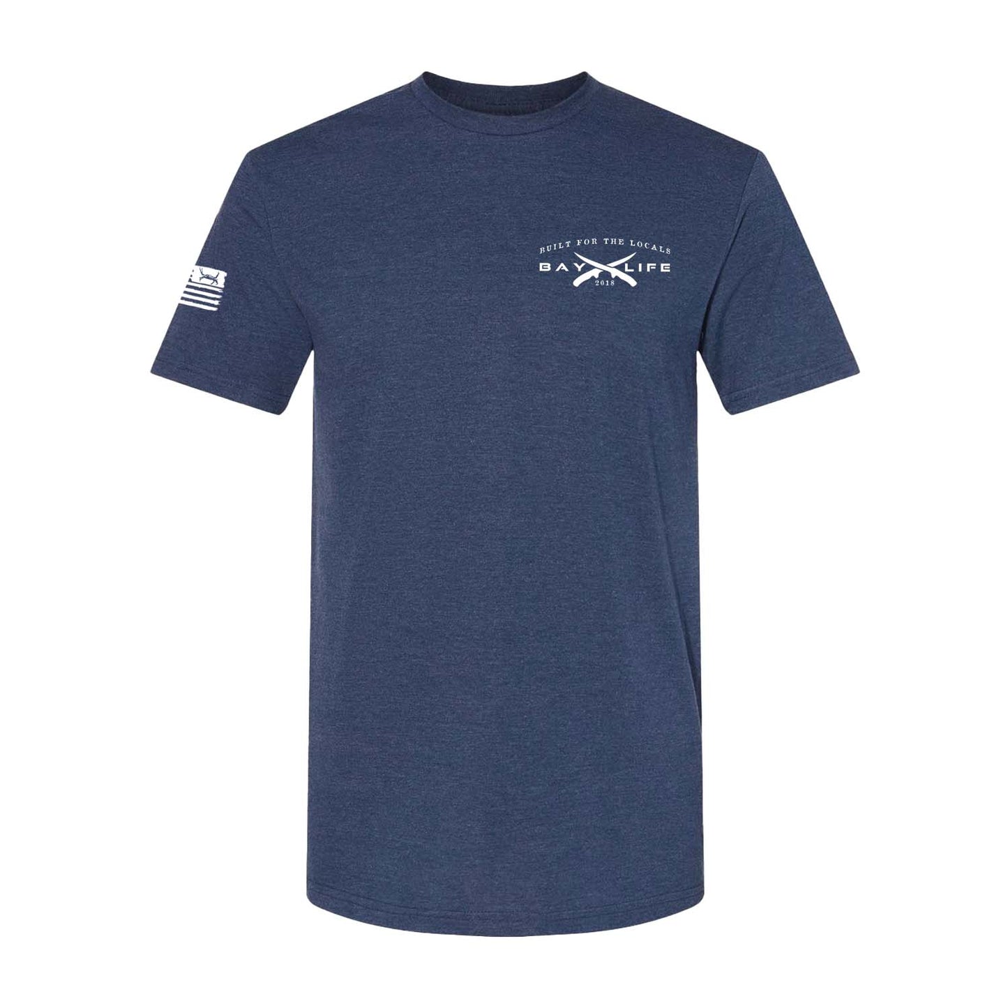 Oyster Shooters | Ultra Soft Short Sleeve | Navy Mist