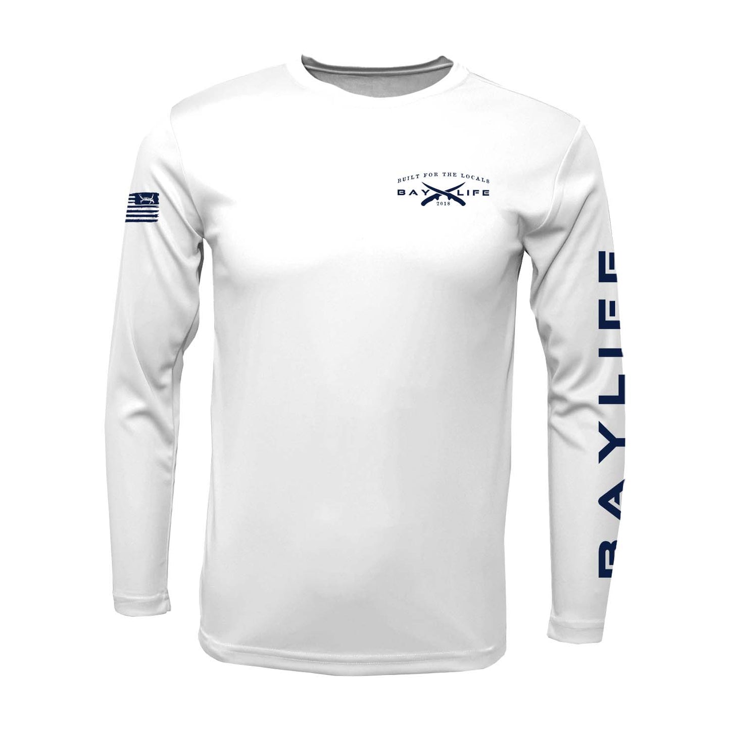 Oyster Shooters | UPF 50+ Performance Fishing Shirt | White