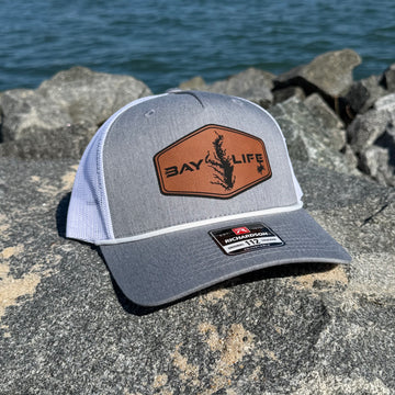 CHESAPEAKE HAT | HEATHER GREY/WHITE ROPE