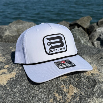 ANCHORHOOK HAT | WHITE/BLACK ROPE