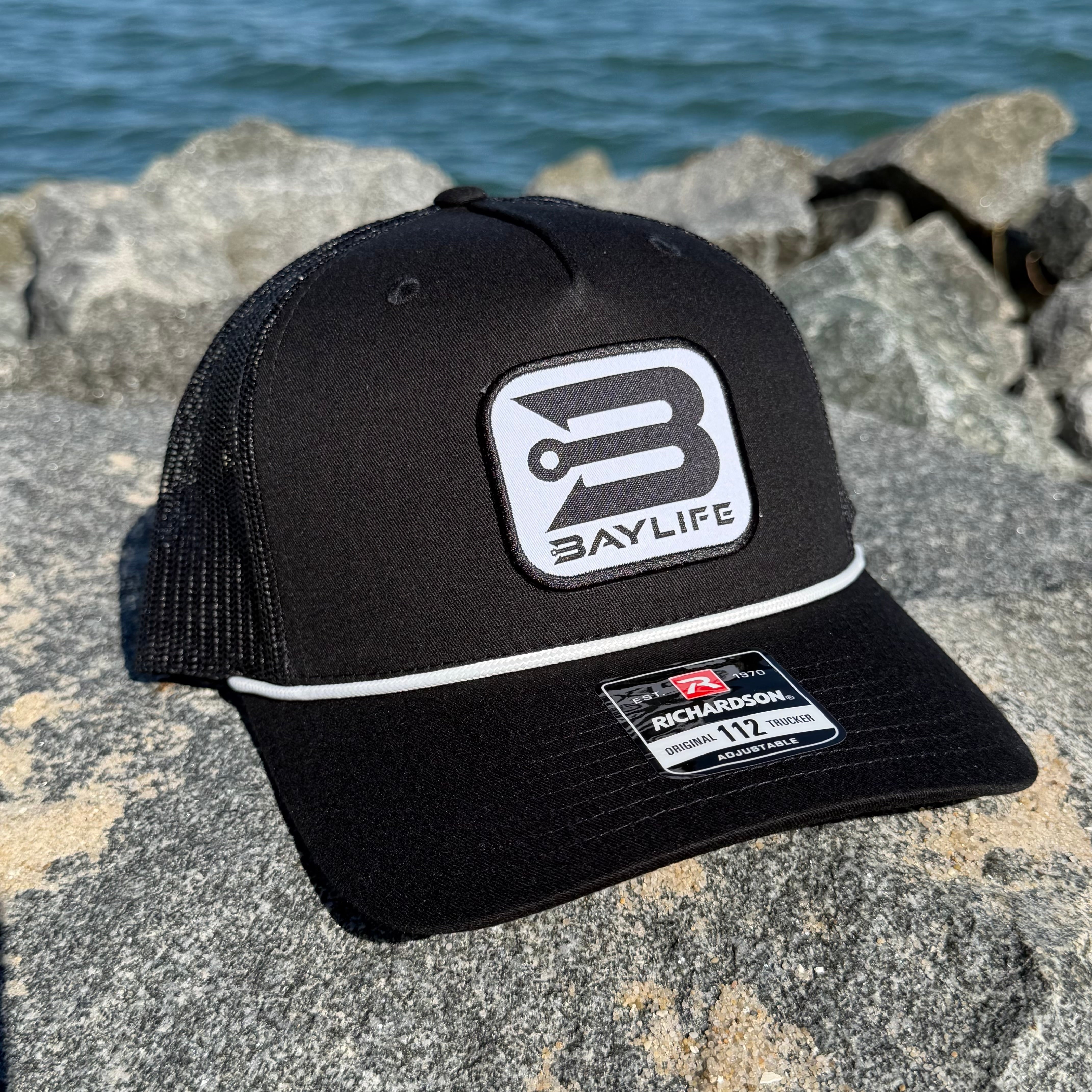 ANCHORHOOK HAT | BLACK/WHITE ROPE