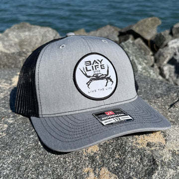 CRAB HAT | HEATHER GREY/BLACK