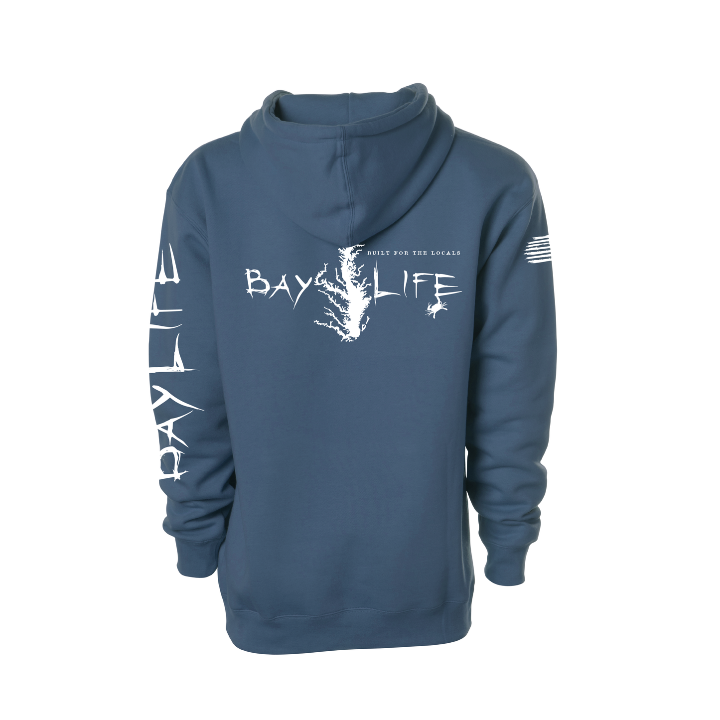 THE CHESAPEAKE PREMIUM HEAVYWEIGHT FLEECE HOODIE | STORM BLUE