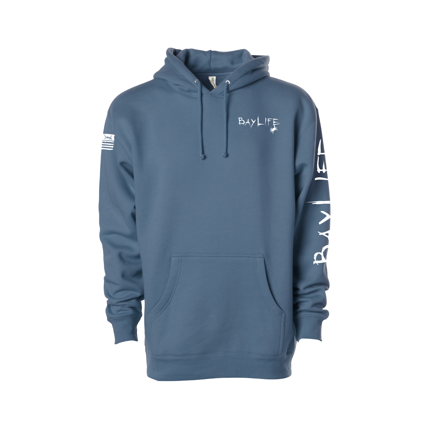 THE CHESAPEAKE PREMIUM HEAVYWEIGHT FLEECE HOODIE | STORM BLUE