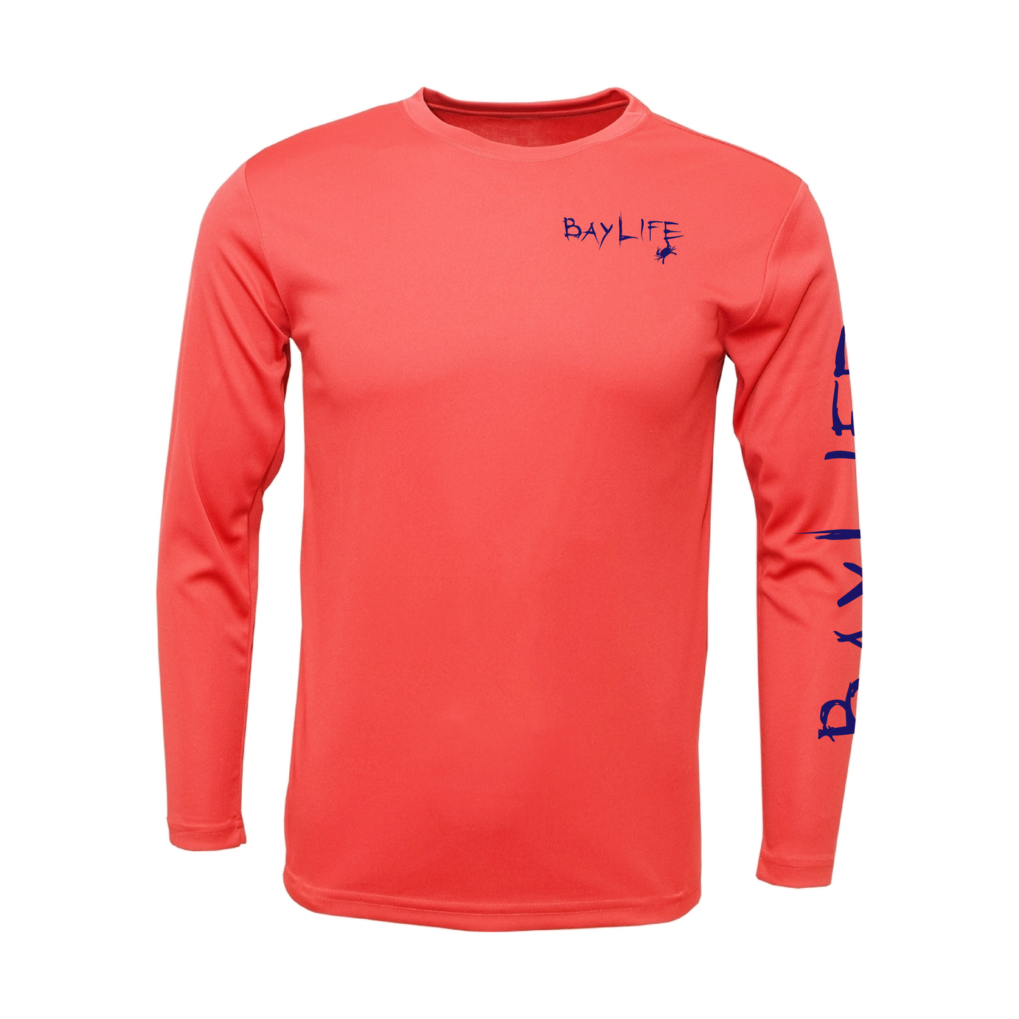 The Chesapeake | Performance Long Sleeve | Neon Coral