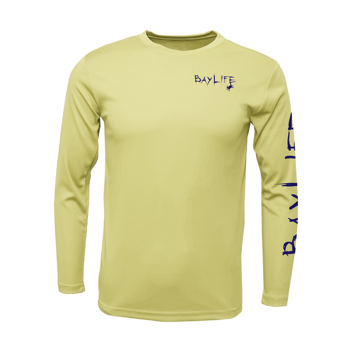 Bay Life Apparel Chesapeake Bay Performance Long Sleeve in Canary Yellow