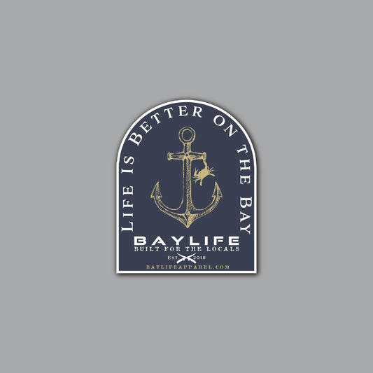 Bay Life Sticker | Life is Better on the Bay